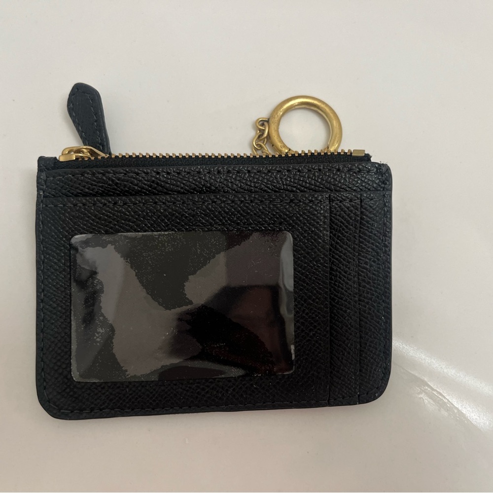 Coach mini skinny ID Case black